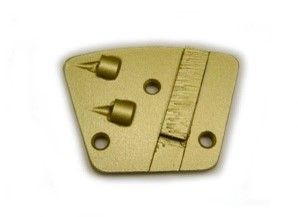 1/4 Round PCD Right PCD Segment W/ 25#Segment Clock Wise Gold 9-Ea/Bx