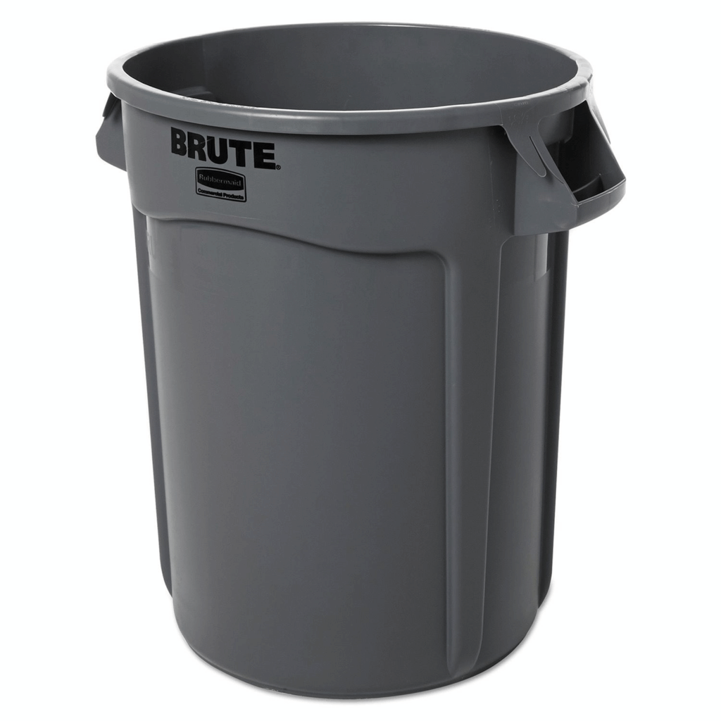 32 Gallon Brute Gray Trash Can