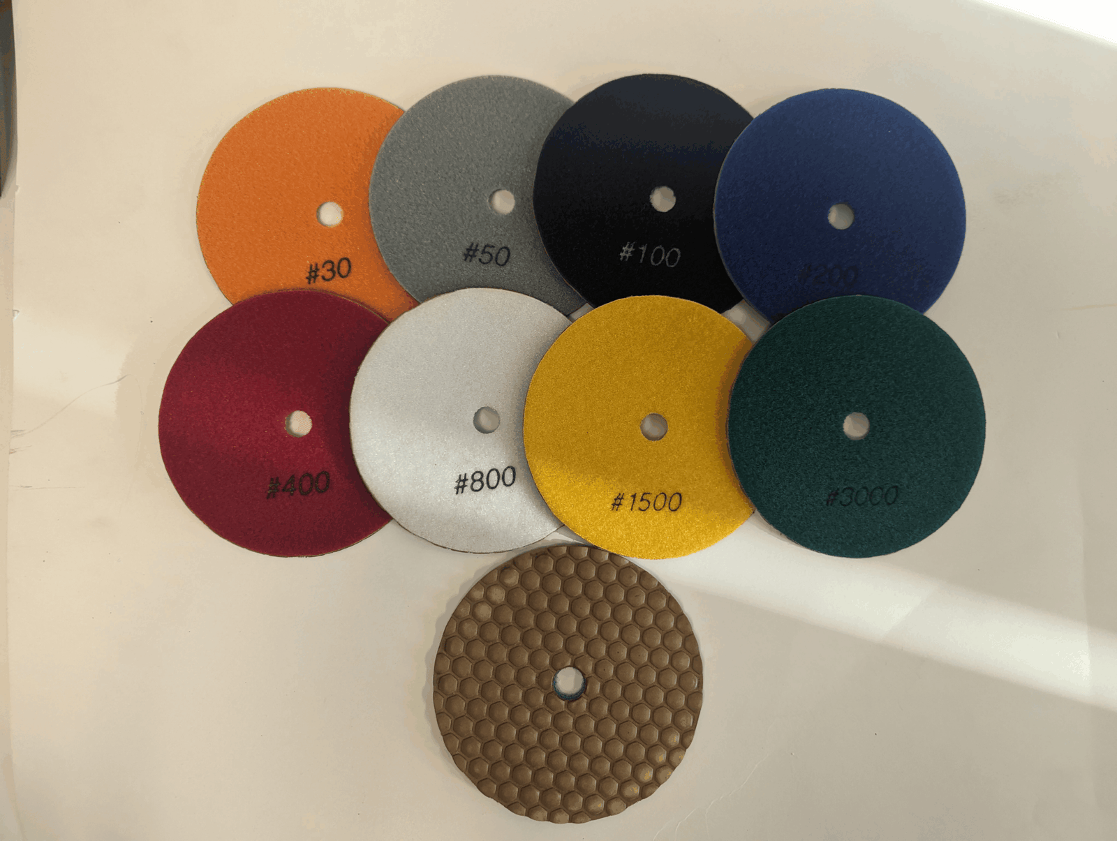 Honeycomb Resin Pad 4" 200 Grit