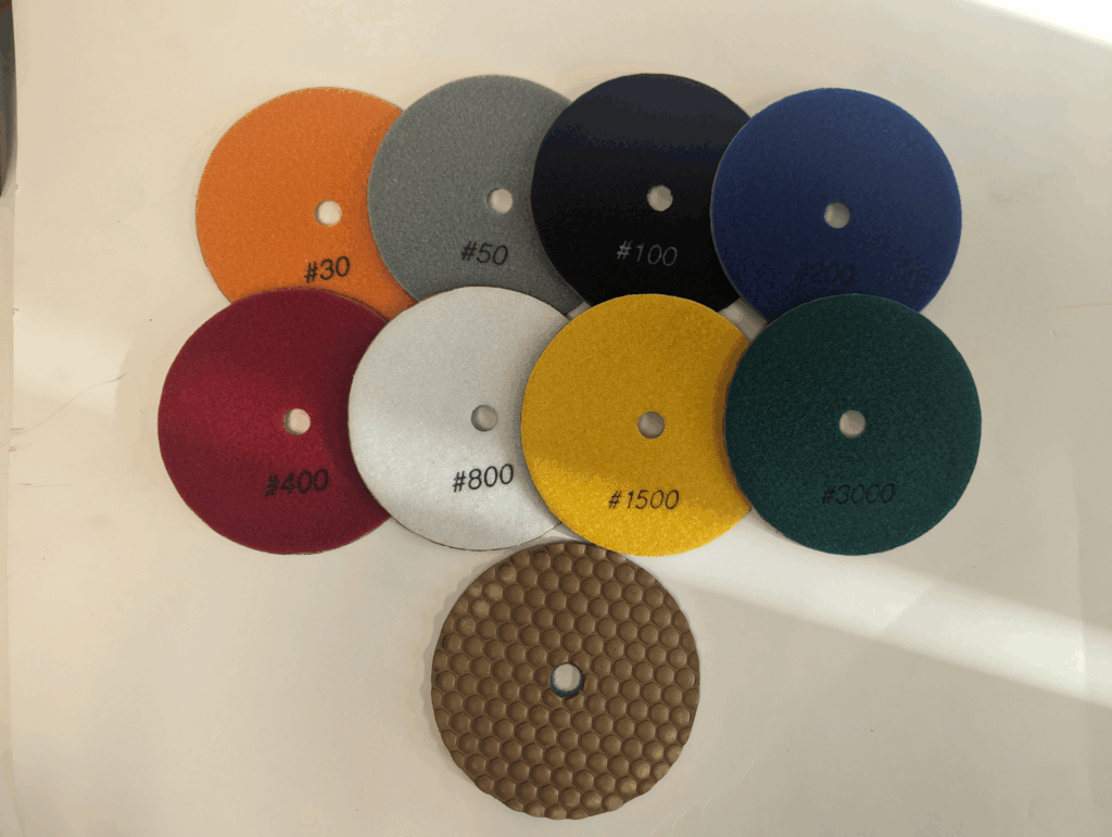 Honeycomb Resin Pad 4" 30 Grit