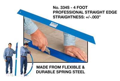 No. 334S 4" Professional Straight Edge
