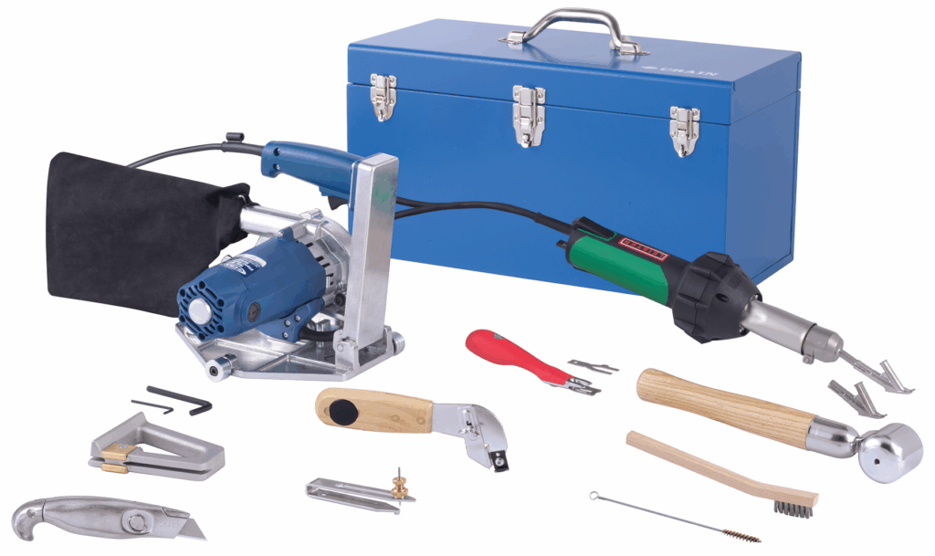 No. 988 Vinyl Welding Kit W/ Leister Triac St Heat Gun