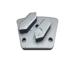 PCD Diamond Style, 2 Segment Like Old Split Wing Silver 9-Ea/Bx