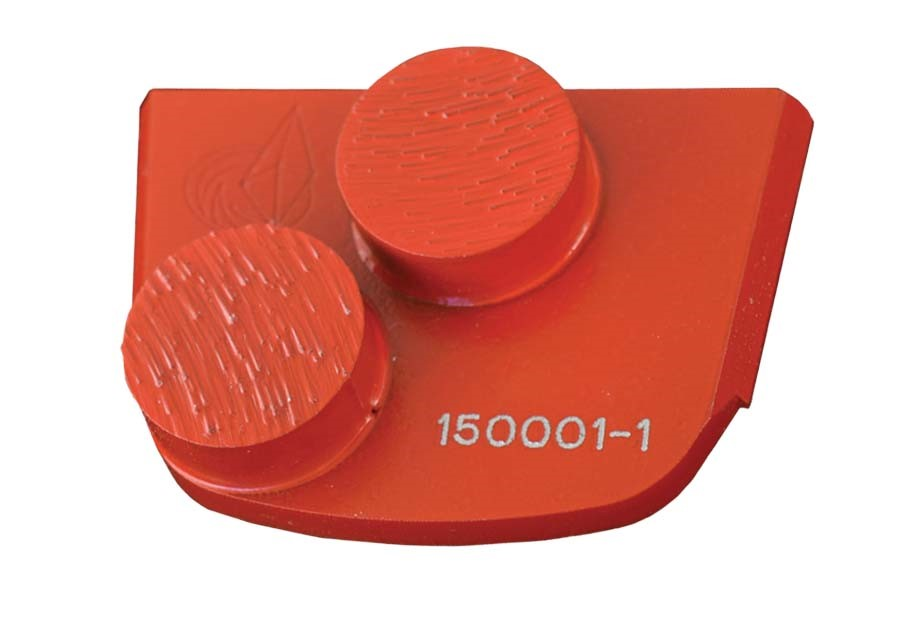 Red Series Quick Change Two Button Tool - Hard Concrete 120 Grit