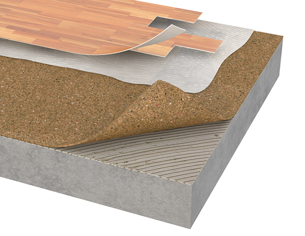 CorkPLUS 250 Cork/EVA Underlayment for Resilient Flooring