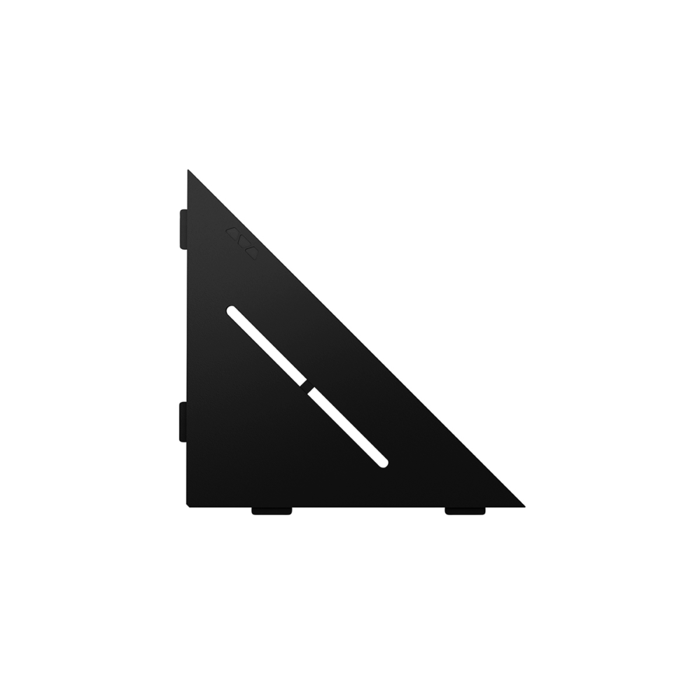 Shelf Triangular Corner Pure Matte Black