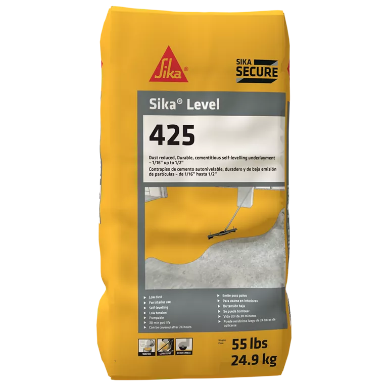 Sika® Level-425 Dust reduced, cementitious, self-leveling underlayment
