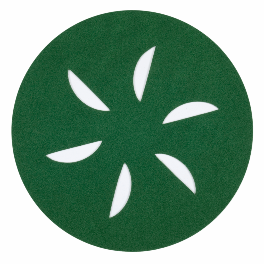 Surface Prep Disc Sanddollar 16" Very Fine Green