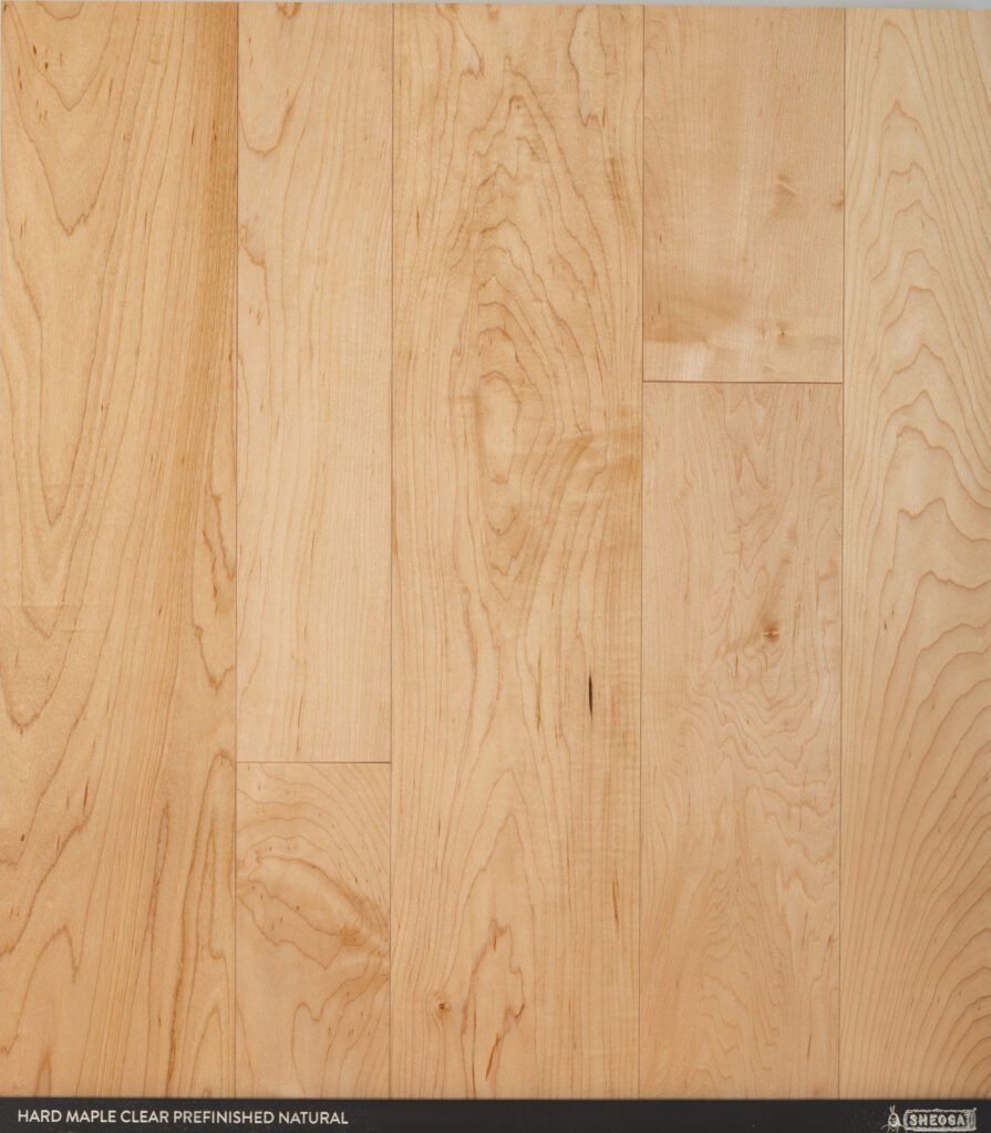 sheoga hard maple clear prefinished natural