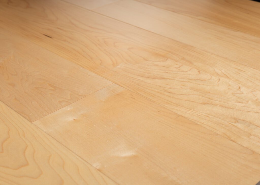 sheoga hard maple clear prefinished natural