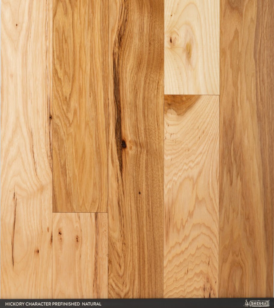 sheoga hickory character prefinished natural