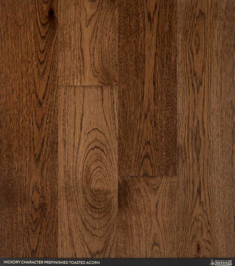 sheoga hickory character prefinished toasted acorn