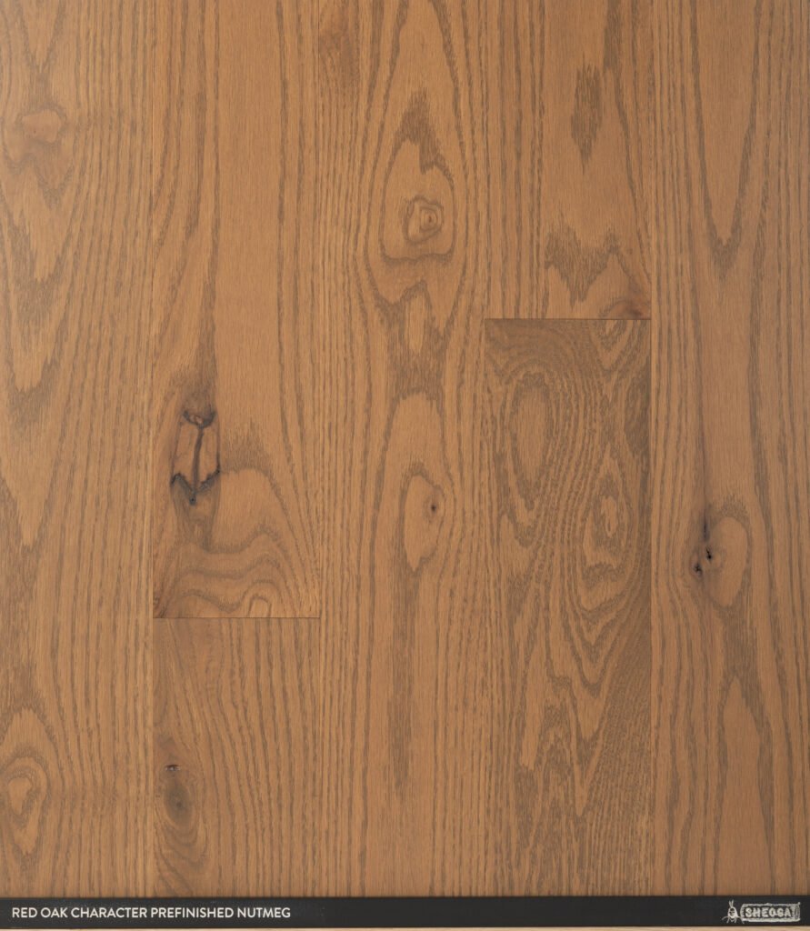 sheoga red oak character prefinished nutmeg