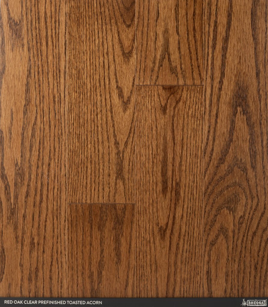 clear prefinished toasted acorn
