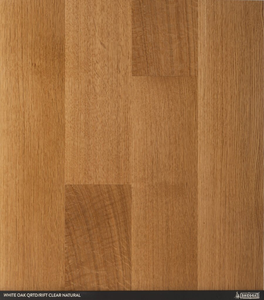 sheoga white oak q/r clear prefinished natural