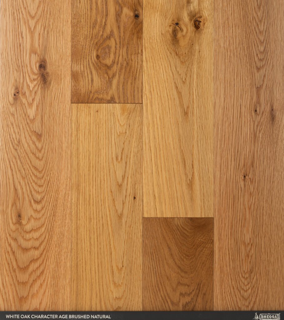sheoga white oak character aged brushed