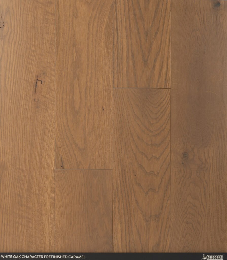 sheoga white oak character prefinished caramel