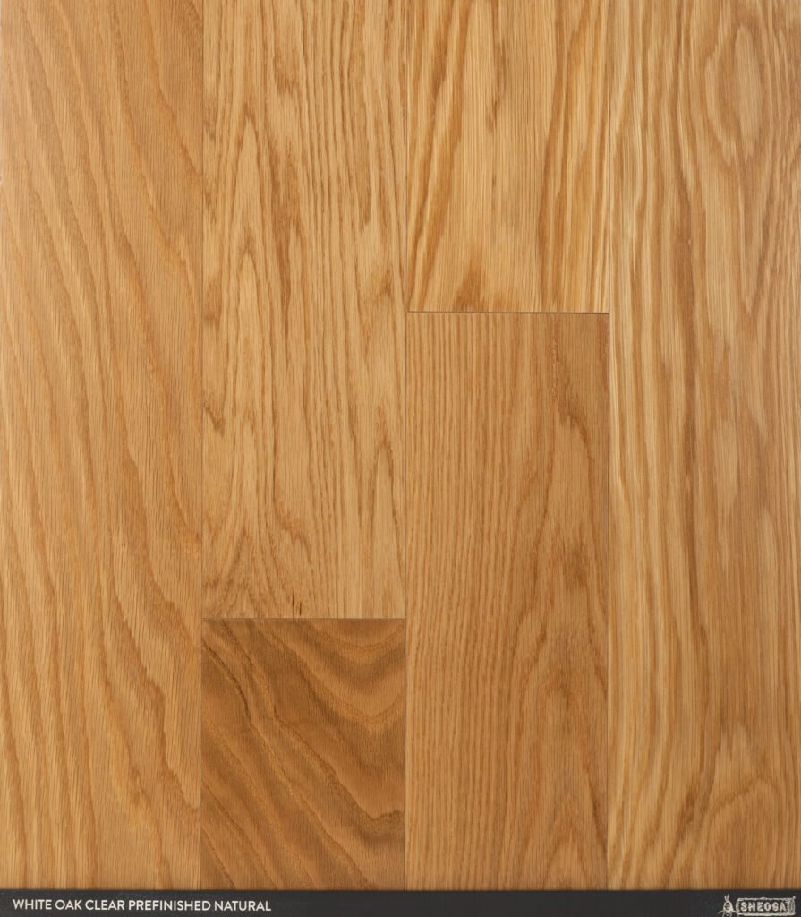 clear prefinished natural